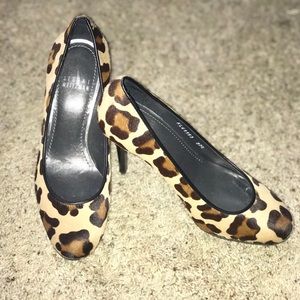 Stuart Weitzman Pony Hair Leopard Pumps